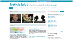 Desktop Screenshot of noticiasalud.com